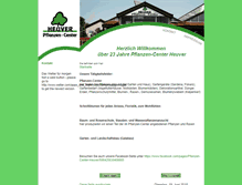 Tablet Screenshot of heuver-pflanzen-center.de